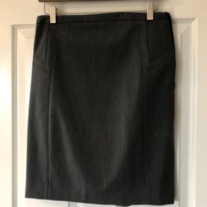 Gray Express pencil skirt